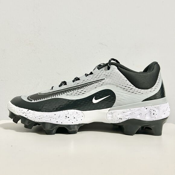 Nike Alpha Huarache Elite 4 Low MCS “Black Grey” Men’s Size 11-12 Baseball Cleat - Picture 4 of 9